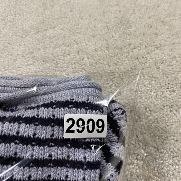 VTG Eddie Bauer Sweater Womens L Stripe Mock Neck Pullover Chunky Knit - Picture 7 of 7